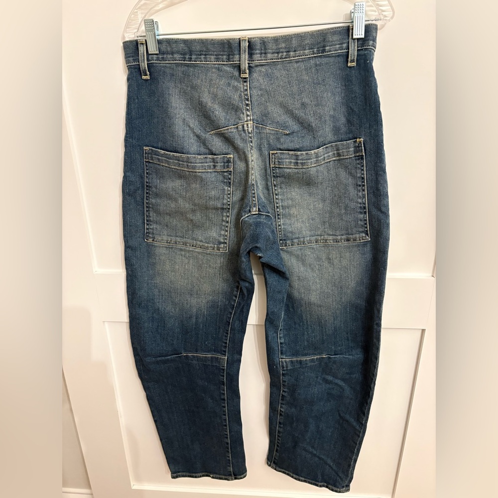 Nili Lotan Shon Barrel Jean in Classic wash - Picture 7 of 9